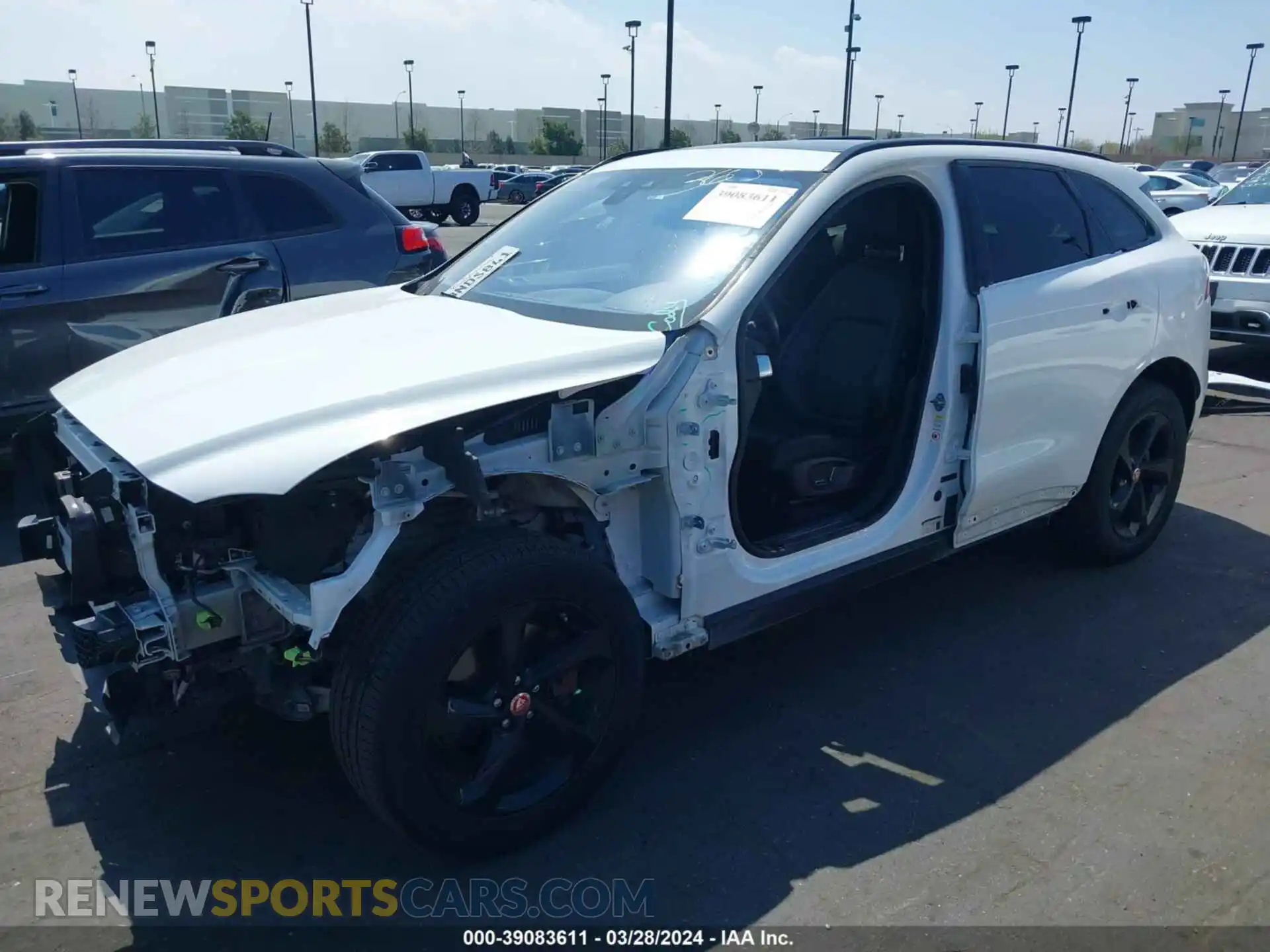 2 Photograph of a damaged car SADCJ2GX2KA368559 JAGUAR F-PACE 2019