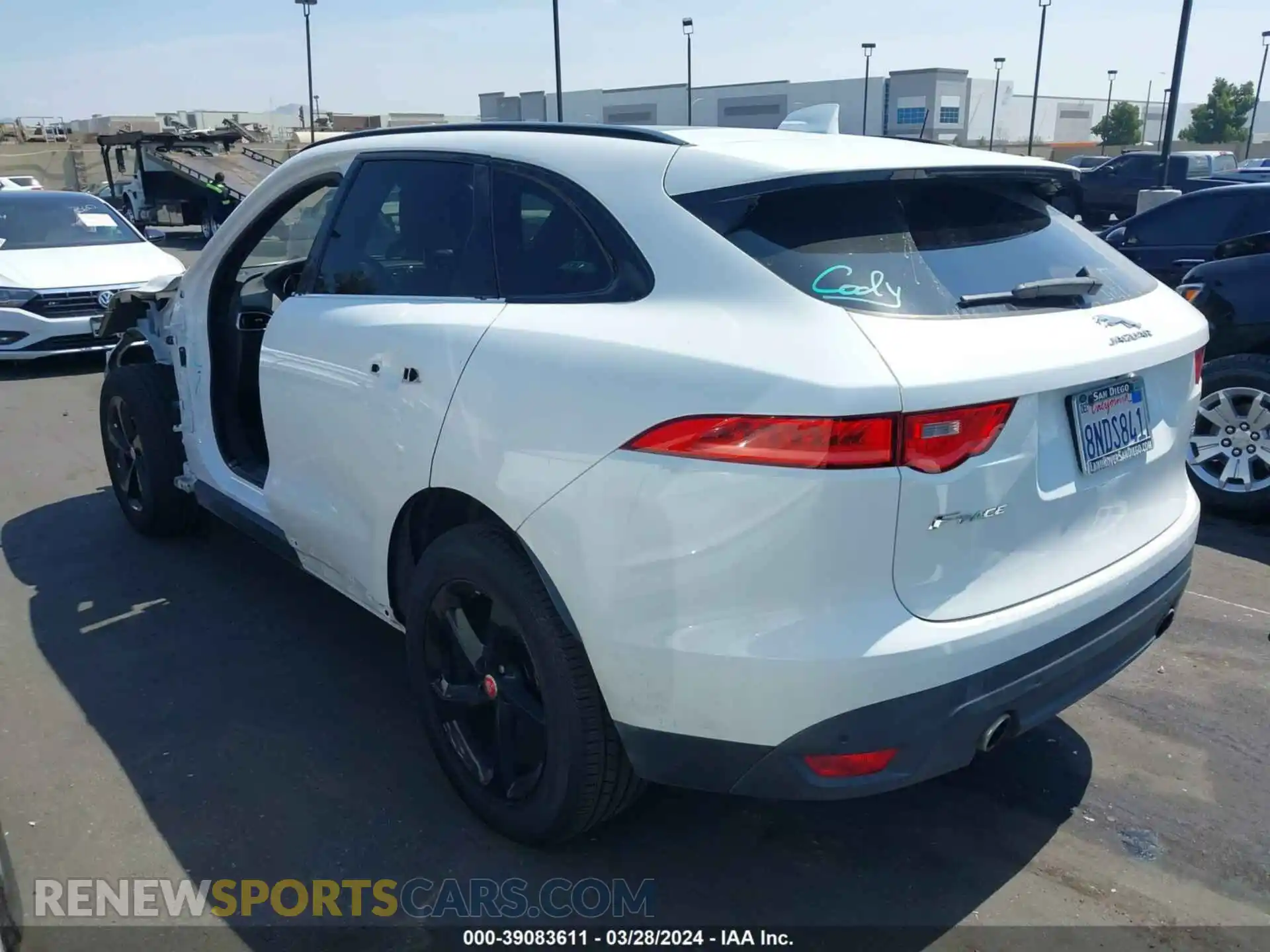 3 Photograph of a damaged car SADCJ2GX2KA368559 JAGUAR F-PACE 2019