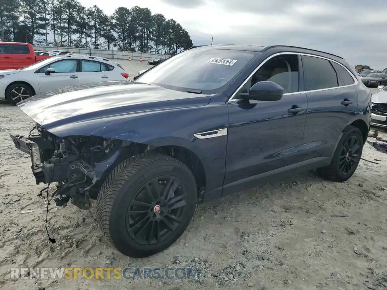 1 Photograph of a damaged car SADCK2FN5KA352093 JAGUAR F-PACE 2019