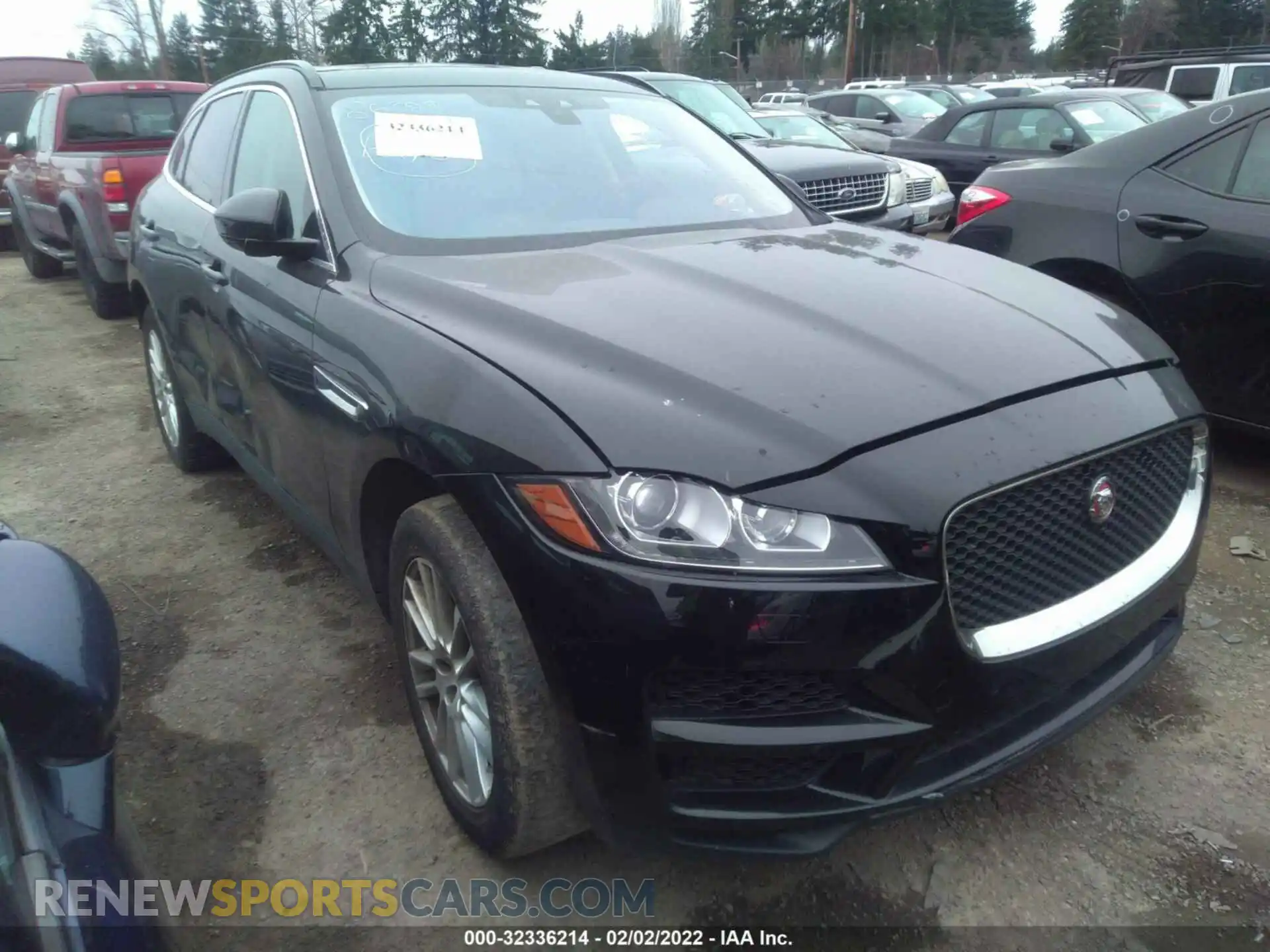 1 Photograph of a damaged car SADCK2FX0KA609615 JAGUAR F-PACE 2019