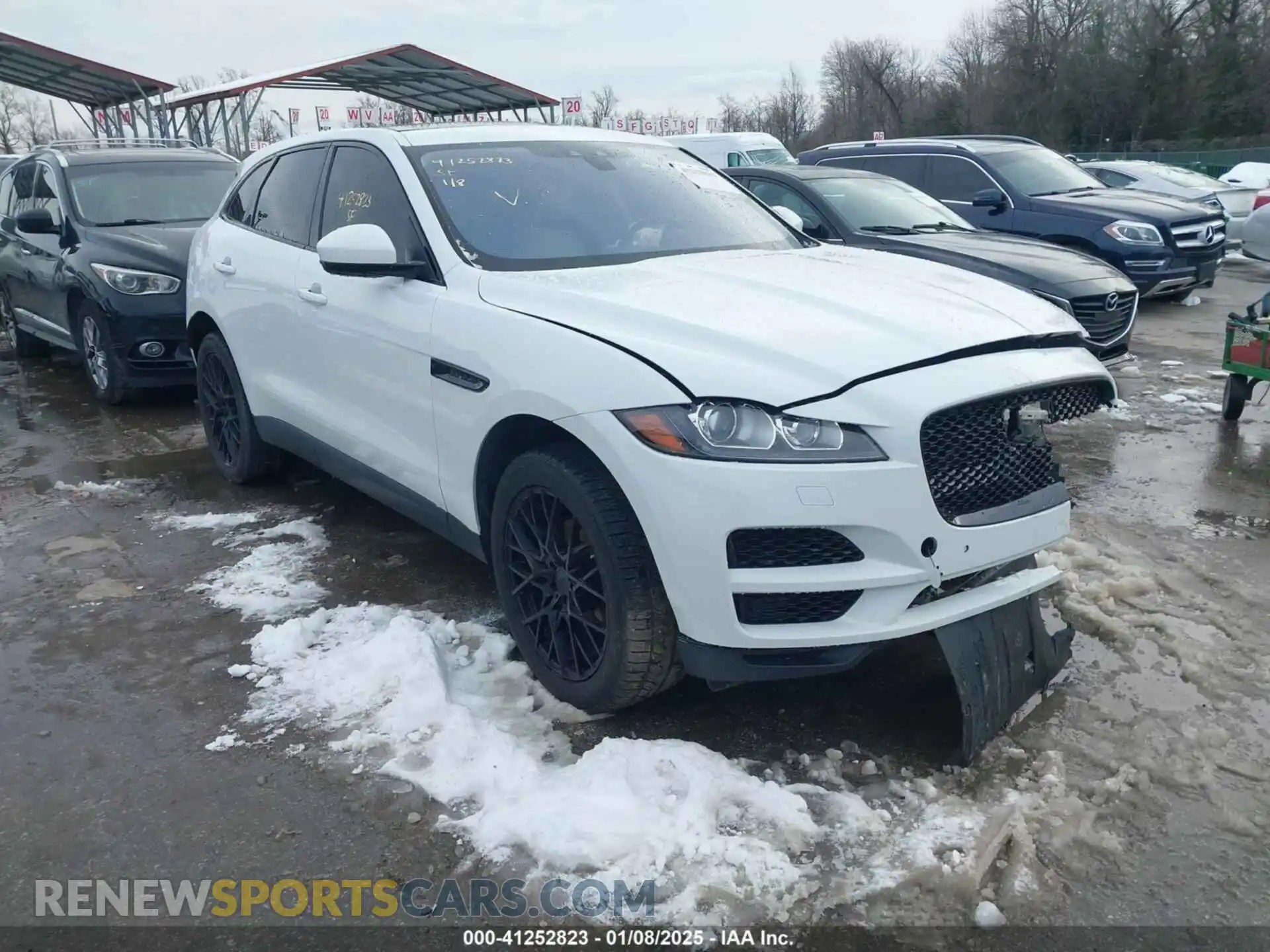 1 Photograph of a damaged car SADCK2FX2KA358483 JAGUAR F-PACE 2019