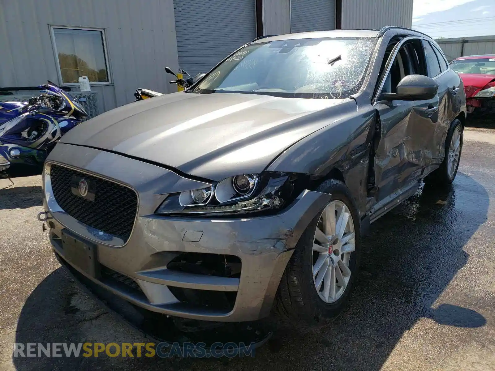 2 Фотография поврежденного автомобиля SADCK2FX2KA600933 JAGUAR F-PACE 2019