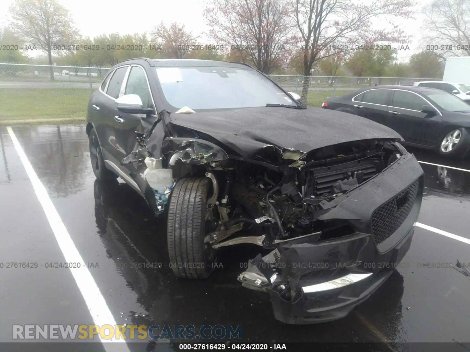 1 Photograph of a damaged car SADCK2FX3KA609527 JAGUAR F-PACE 2019