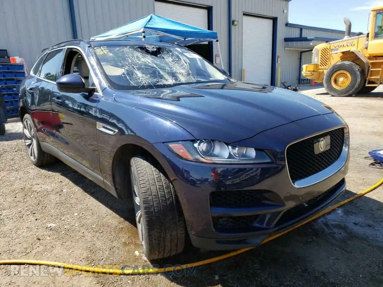 1 Photograph of a damaged car SADCK2FX6KA366960 JAGUAR F-PACE 2019