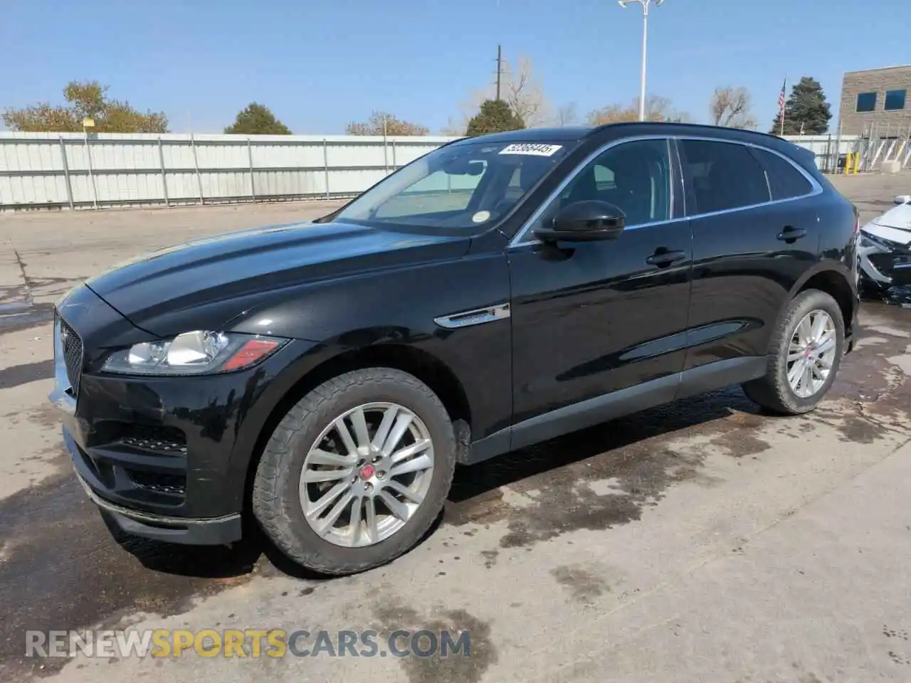 1 Photograph of a damaged car SADCK2FX8KA397627 JAGUAR F-PACE 2019