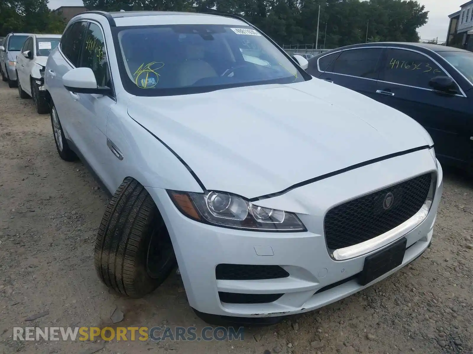 1 Photograph of a damaged car SADCK2FX9KA395353 JAGUAR F-PACE 2019