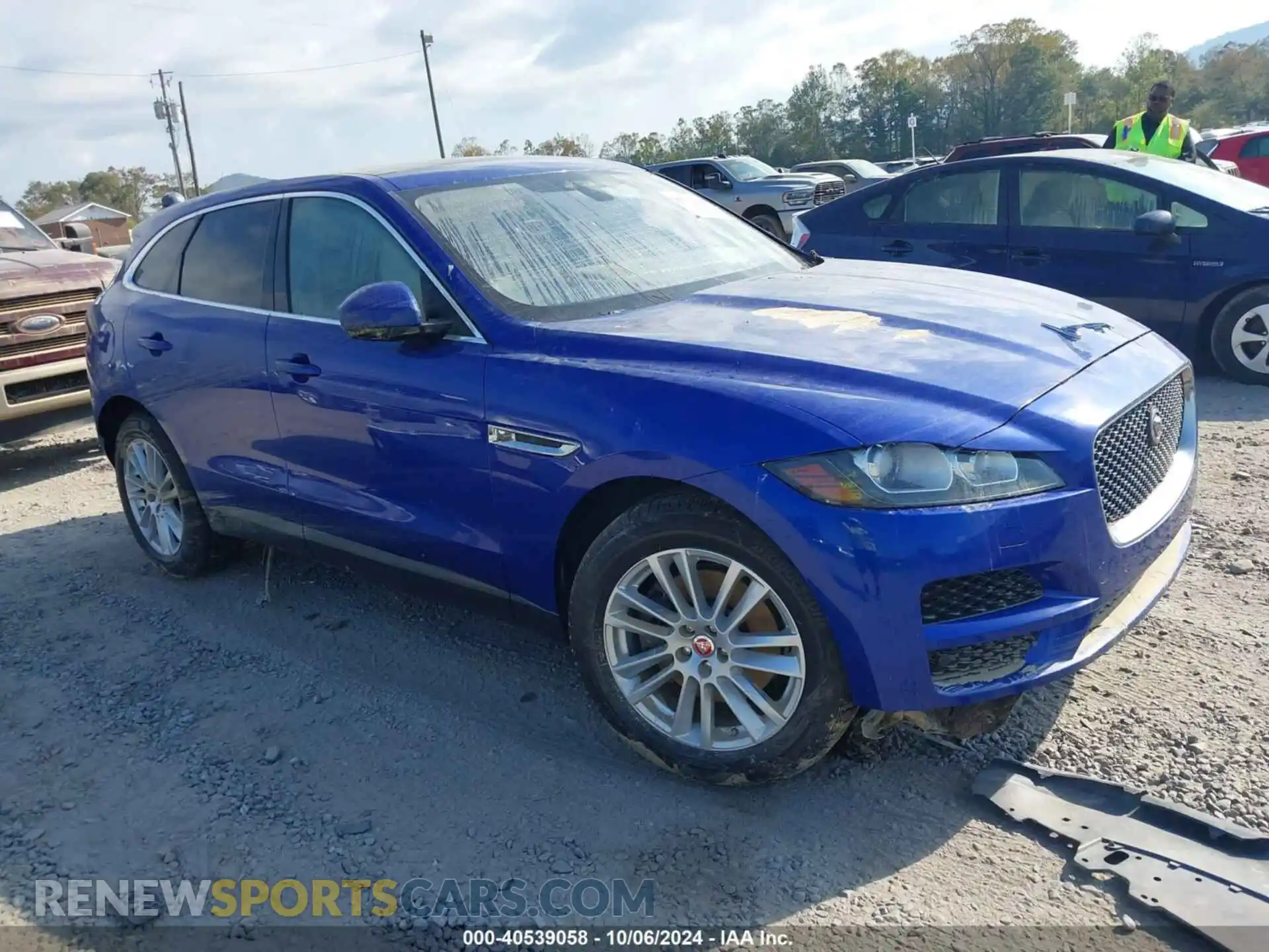 1 Photograph of a damaged car SADCK2GX0KA390329 JAGUAR F-PACE 2019
