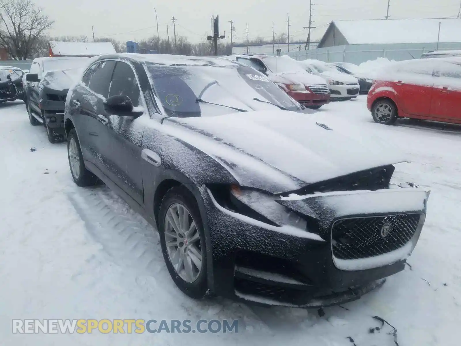 1 Photograph of a damaged car SADCK2GX3KA609090 JAGUAR F-PACE 2019