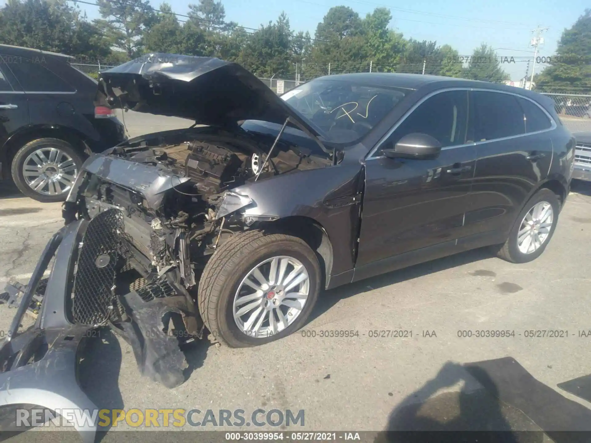 2 Photograph of a damaged car SADCK2GX4KA393993 JAGUAR F-PACE 2019