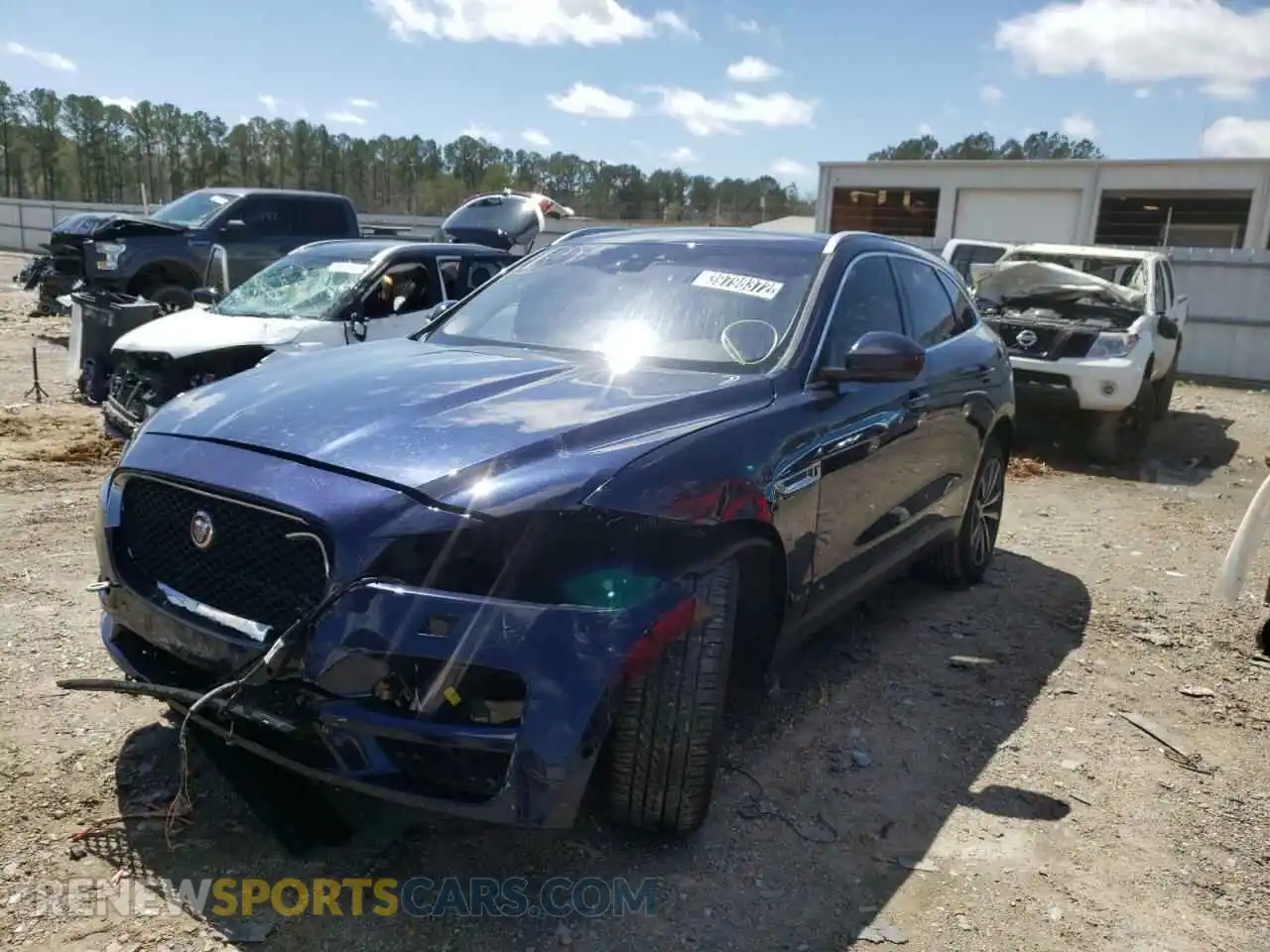 2 Photograph of a damaged car SADCK2GXXKA352669 JAGUAR F-PACE 2019