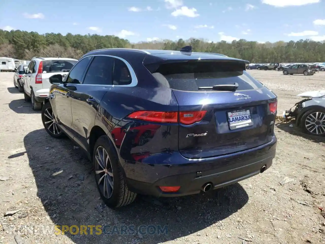 3 Photograph of a damaged car SADCK2GXXKA352669 JAGUAR F-PACE 2019
