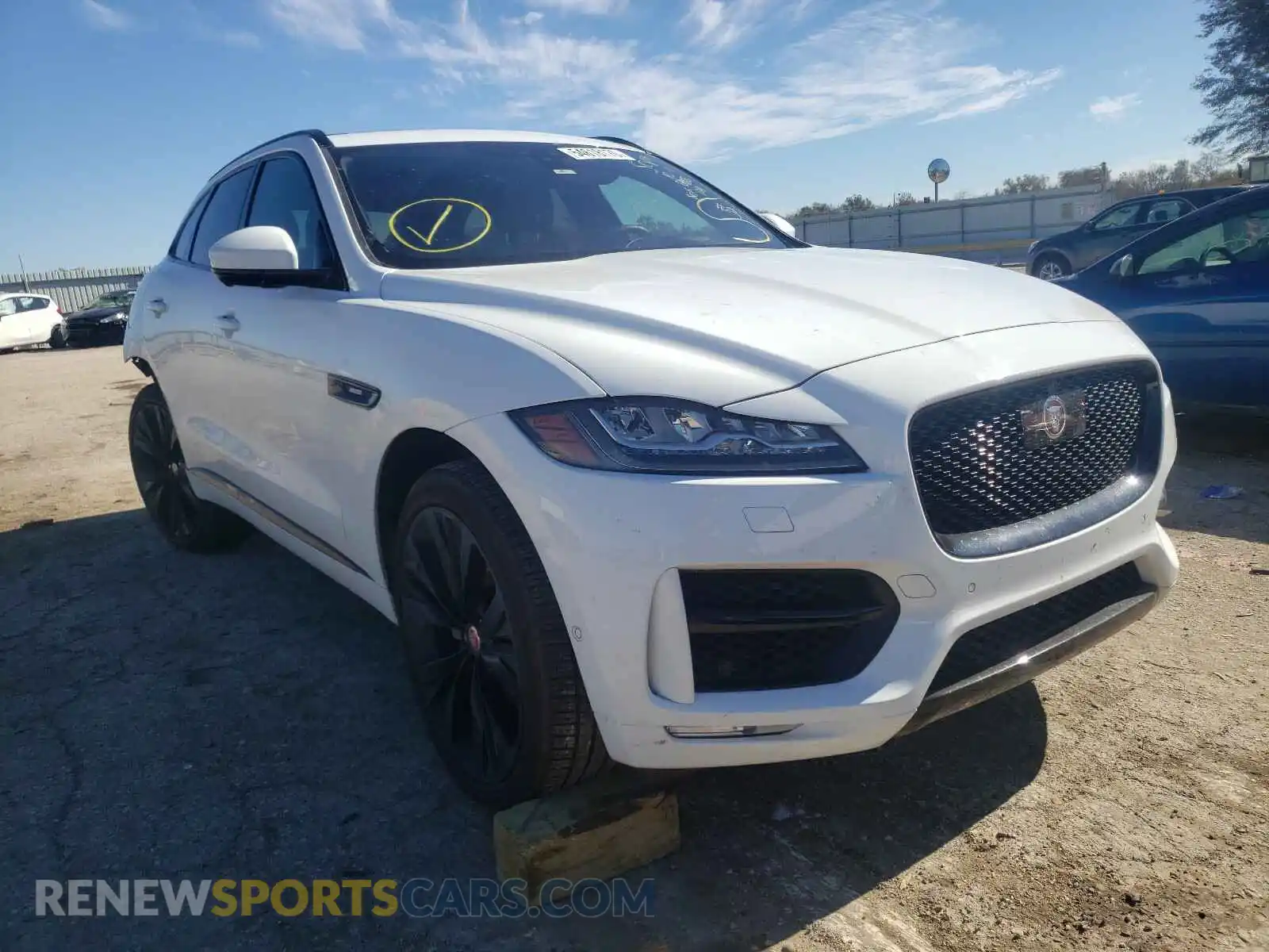 1 Photograph of a damaged car SADCL2FX2KA392369 JAGUAR F-PACE 2019