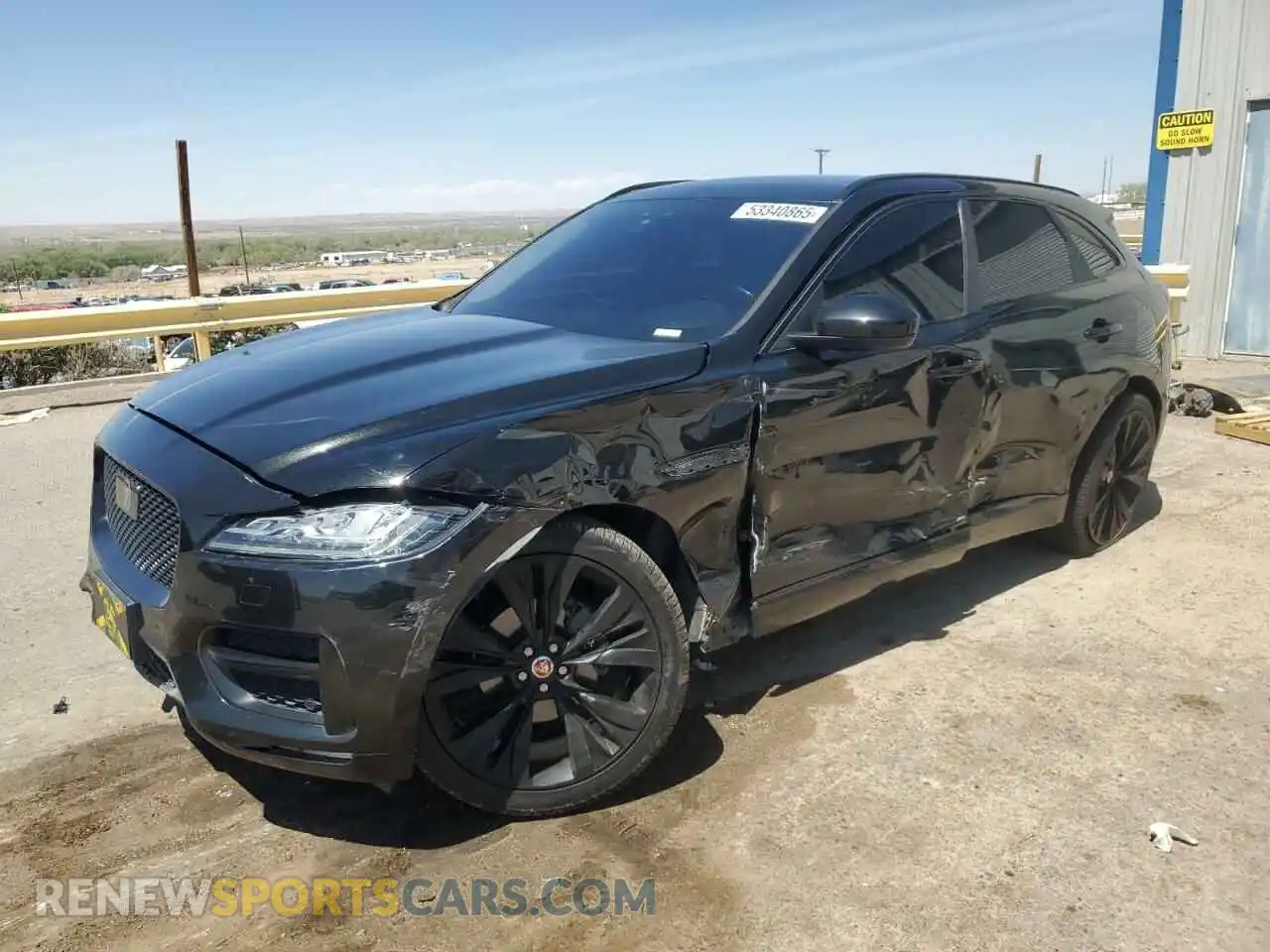 1 Photograph of a damaged car SADCL2FX5KA612328 JAGUAR F-PACE 2019