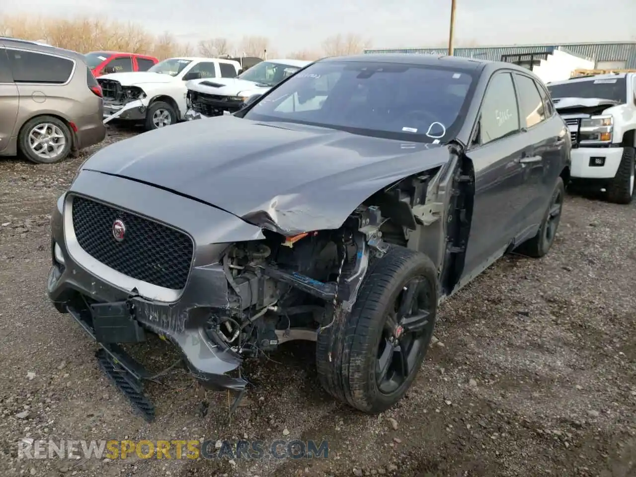 2 Photograph of a damaged car SADCL2FX9KA366187 JAGUAR F-PACE 2019