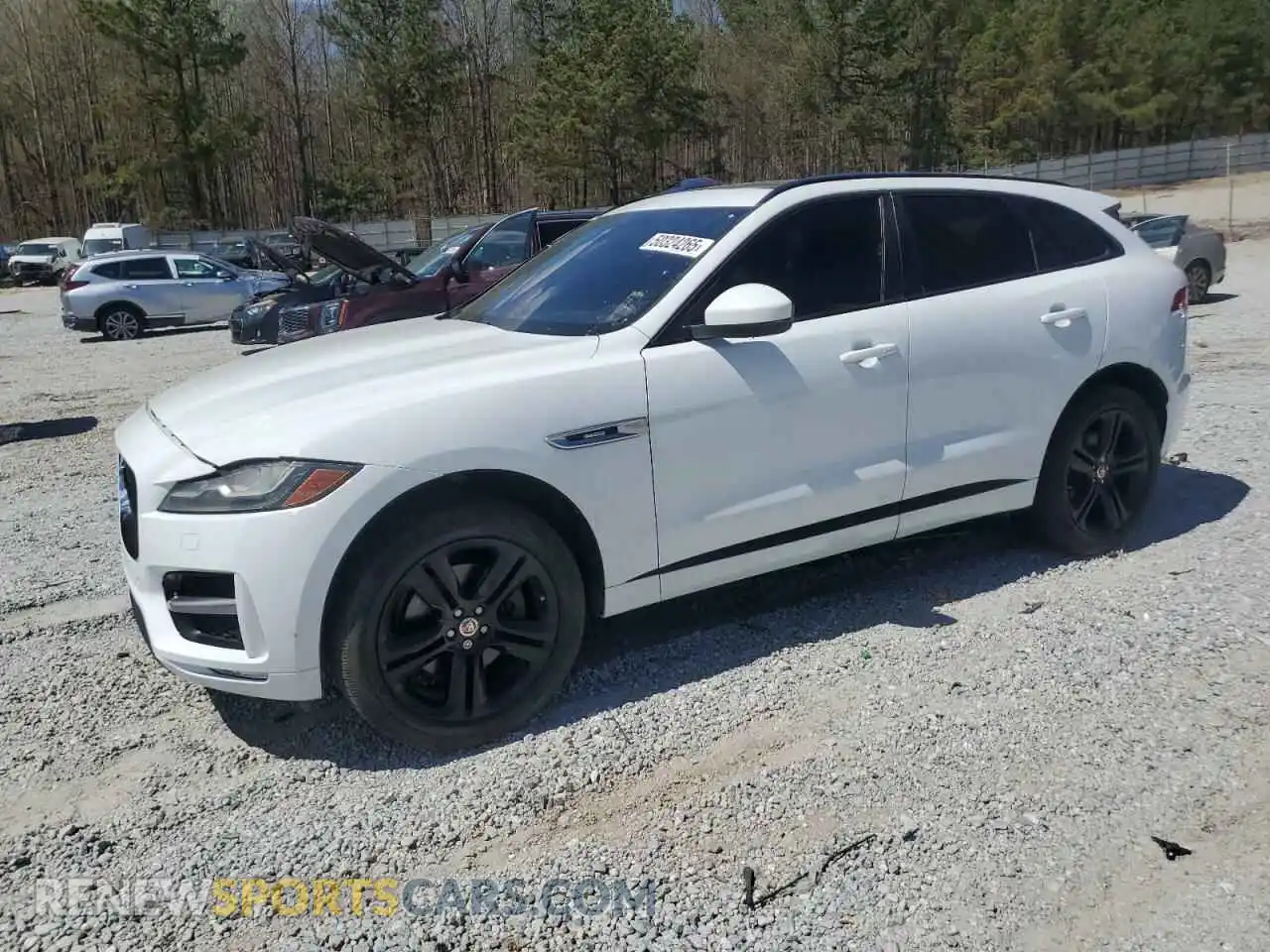1 Photograph of a damaged car SADCL2GX6KA396147 JAGUAR F-PACE 2019