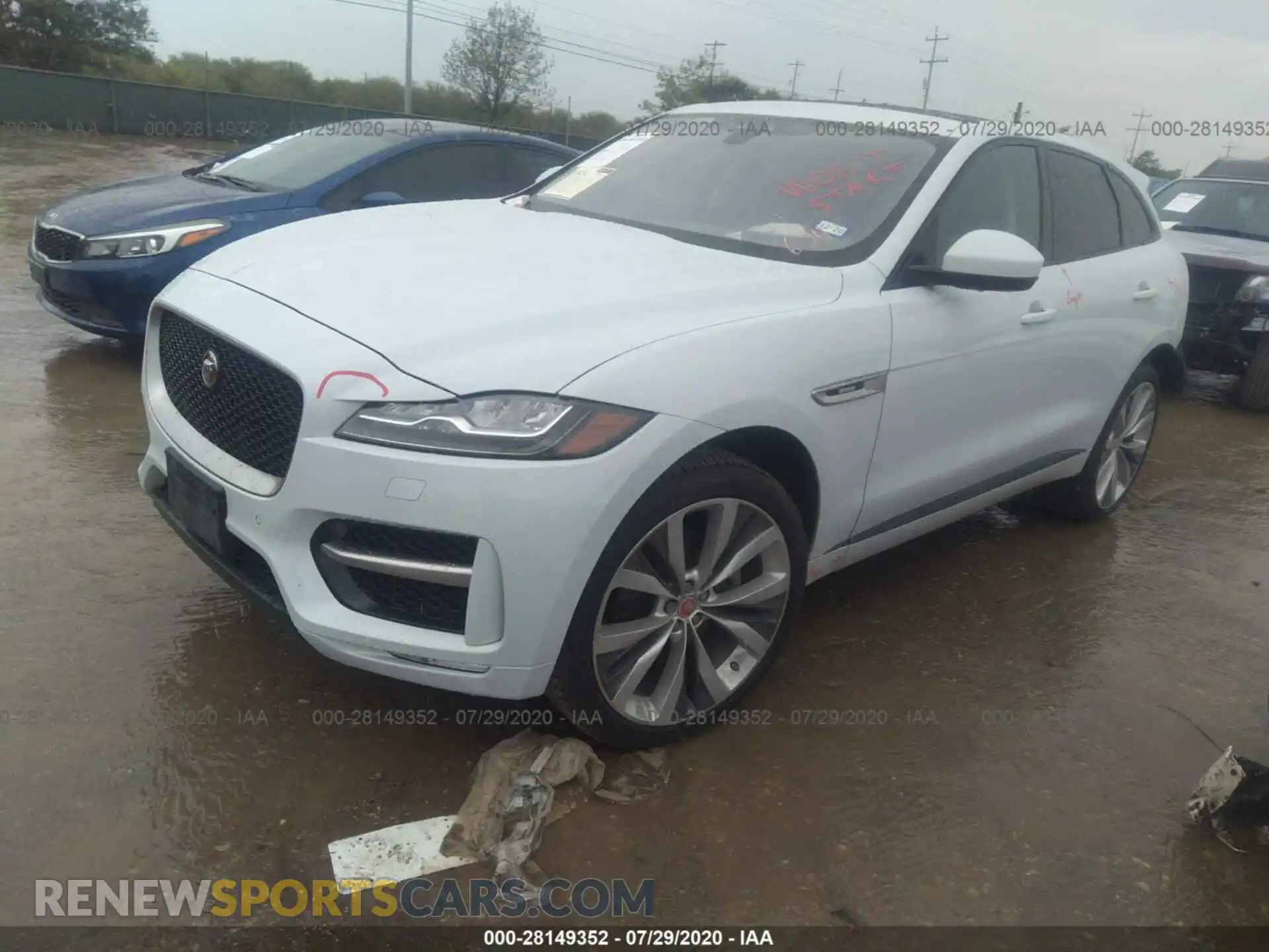 2 Photograph of a damaged car SADCL2GX9KA360498 JAGUAR F-PACE 2019