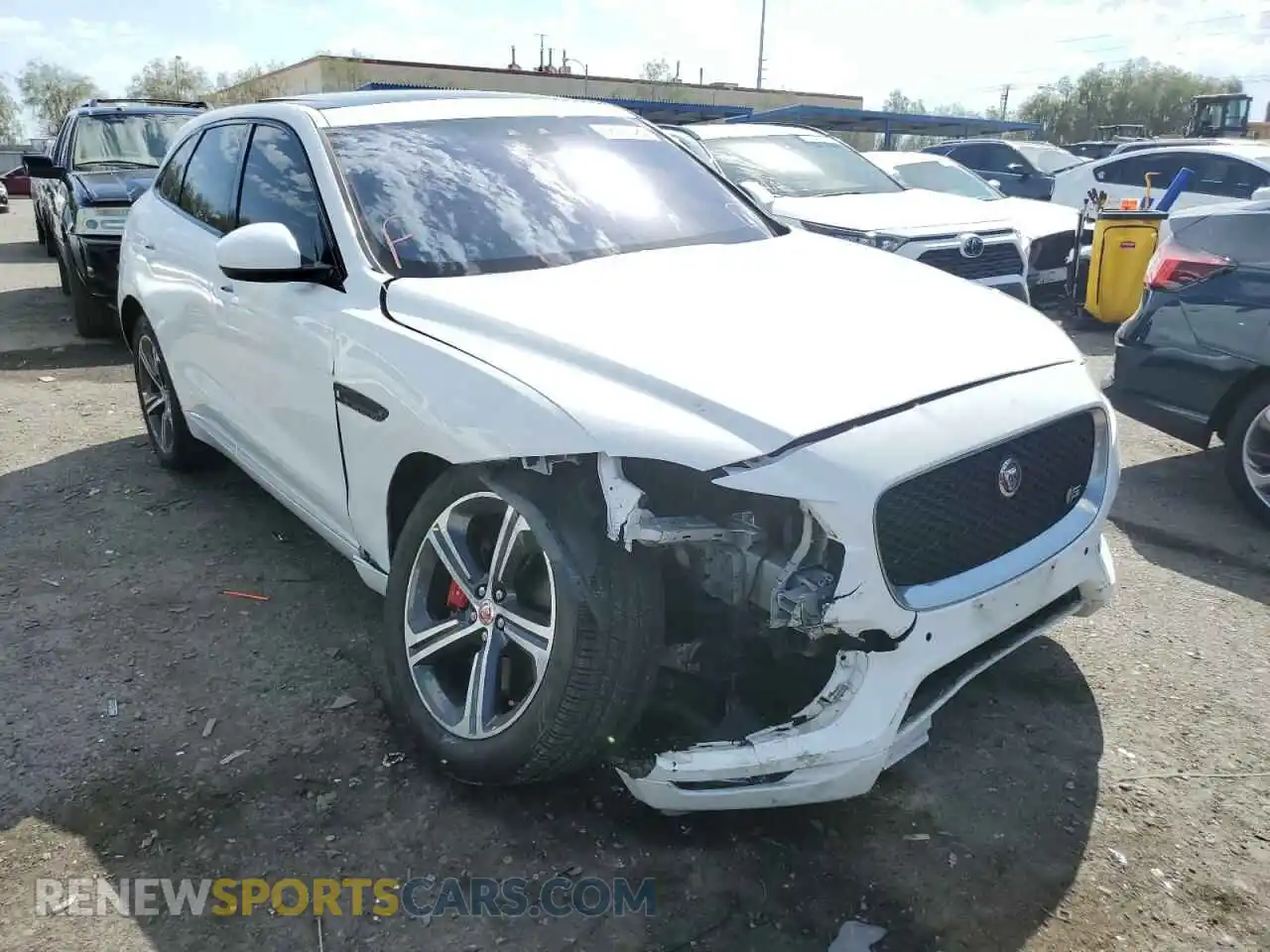 1 Photograph of a damaged car SADCM2FV0KA399106 JAGUAR F-PACE 2019