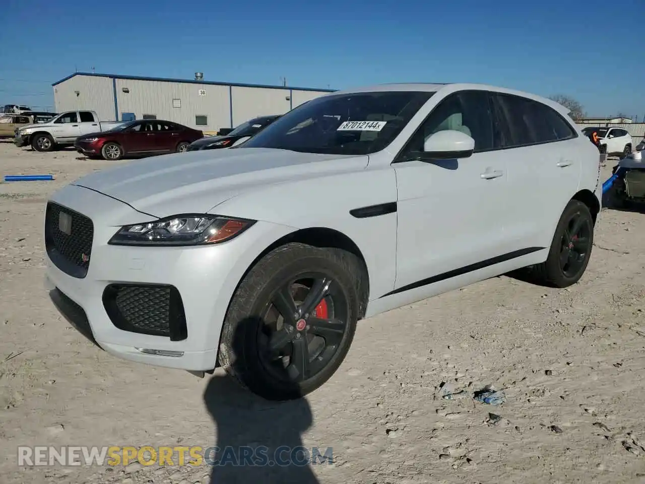 1 Photograph of a damaged car SADCM2FV1KA391631 JAGUAR F-PACE 2019