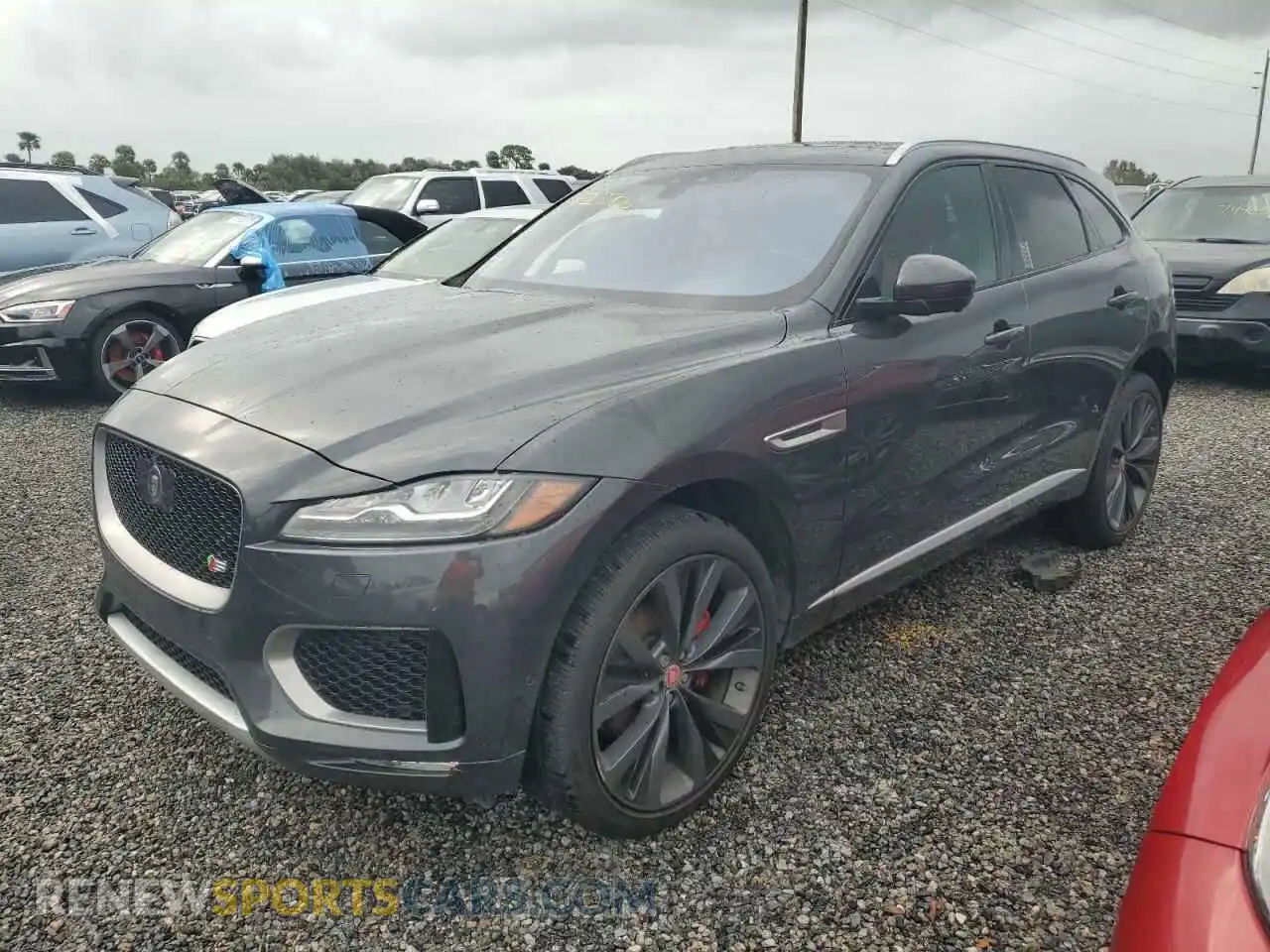 1 Photograph of a damaged car SADCM2FV5KA358051 JAGUAR F-PACE 2019