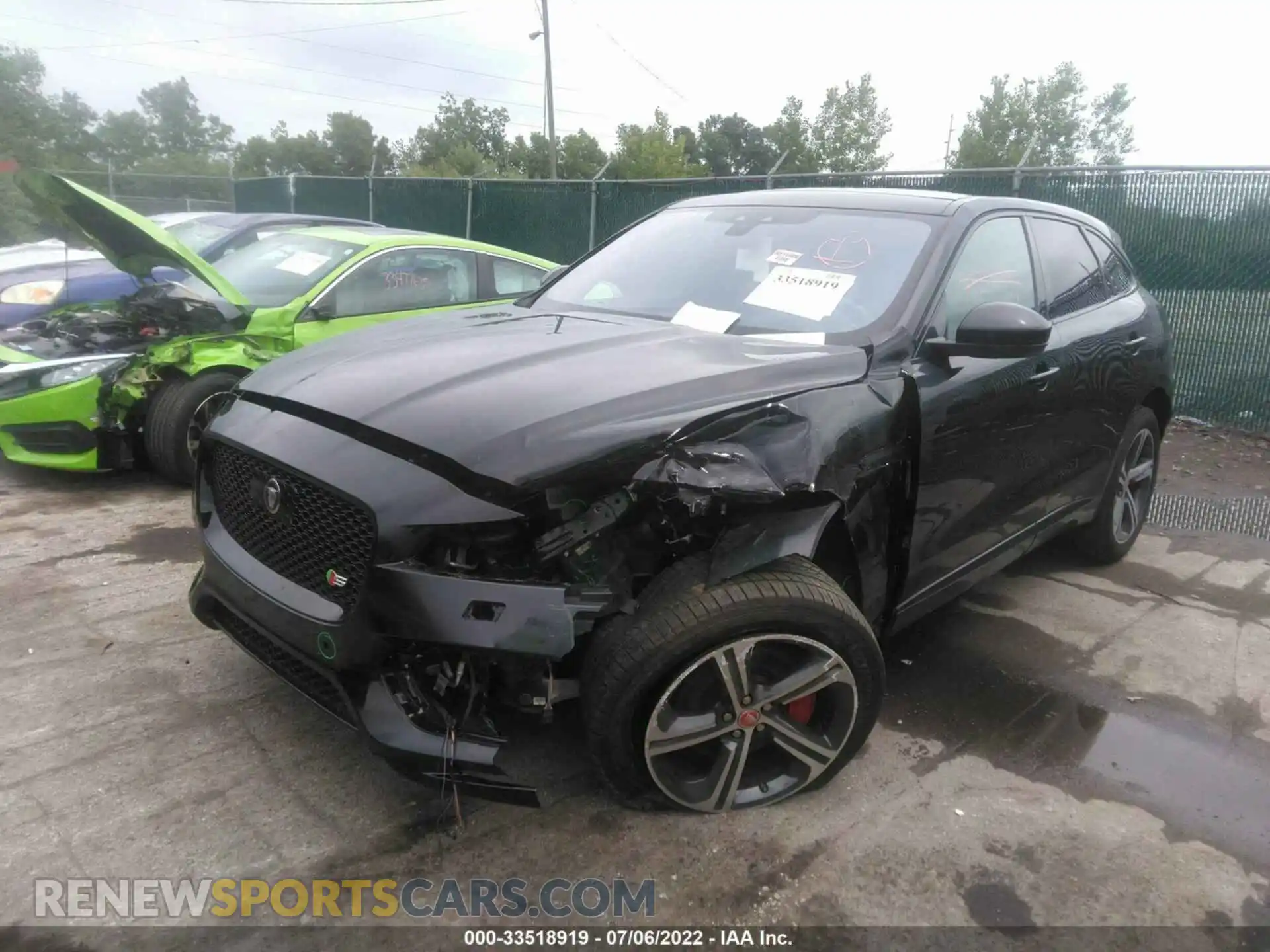 2 Photograph of a damaged car SADCM2FV5KA368983 JAGUAR F-PACE 2019