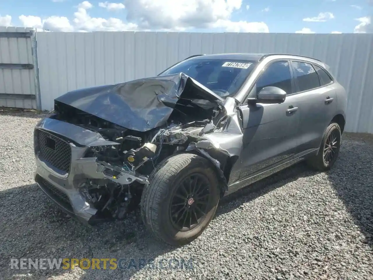 1 Photograph of a damaged car SADCM2FV5KA396329 JAGUAR F-PACE 2019