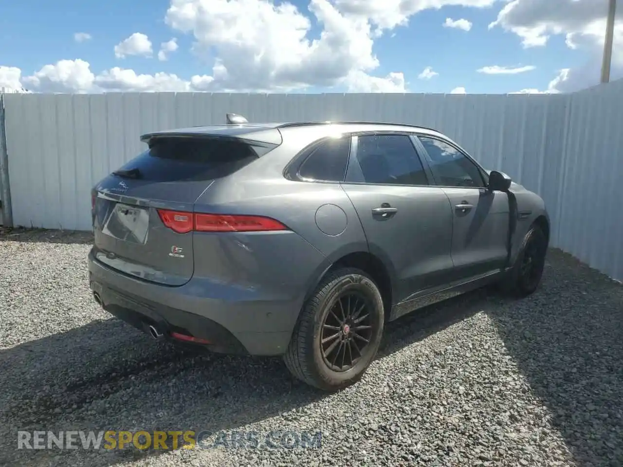 3 Photograph of a damaged car SADCM2FV5KA396329 JAGUAR F-PACE 2019