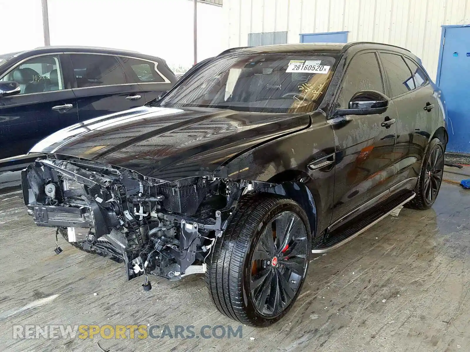 2 fotografías del automóvil dañado SADCM2FV6KA357300 JAGUAR F-PACE 2019
