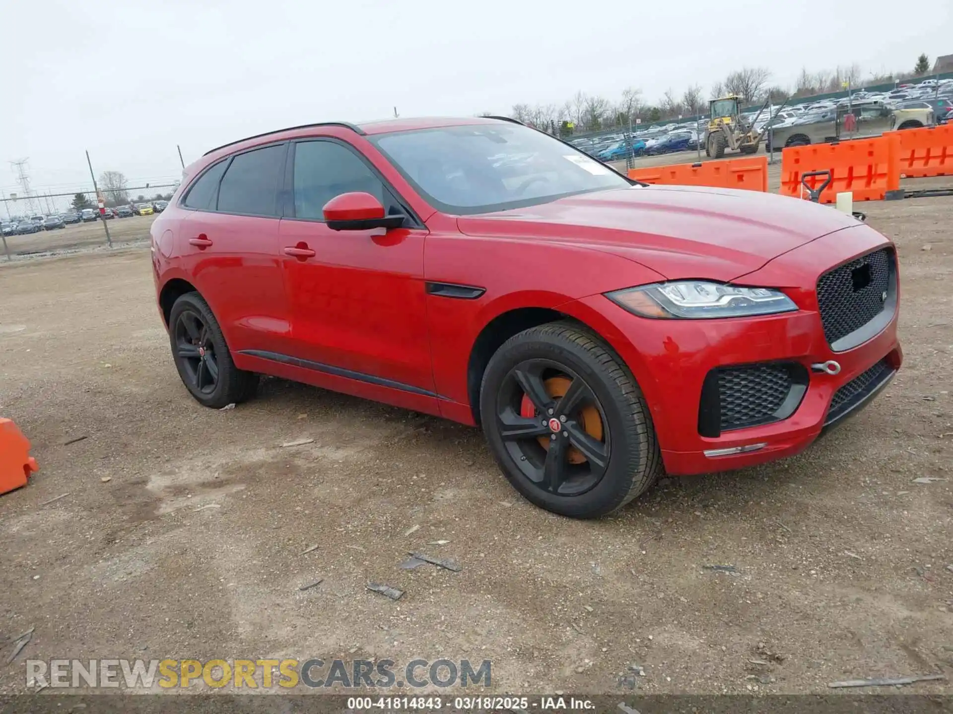 1 Photograph of a damaged car SADCM2FV7KA363378 JAGUAR F-PACE 2019