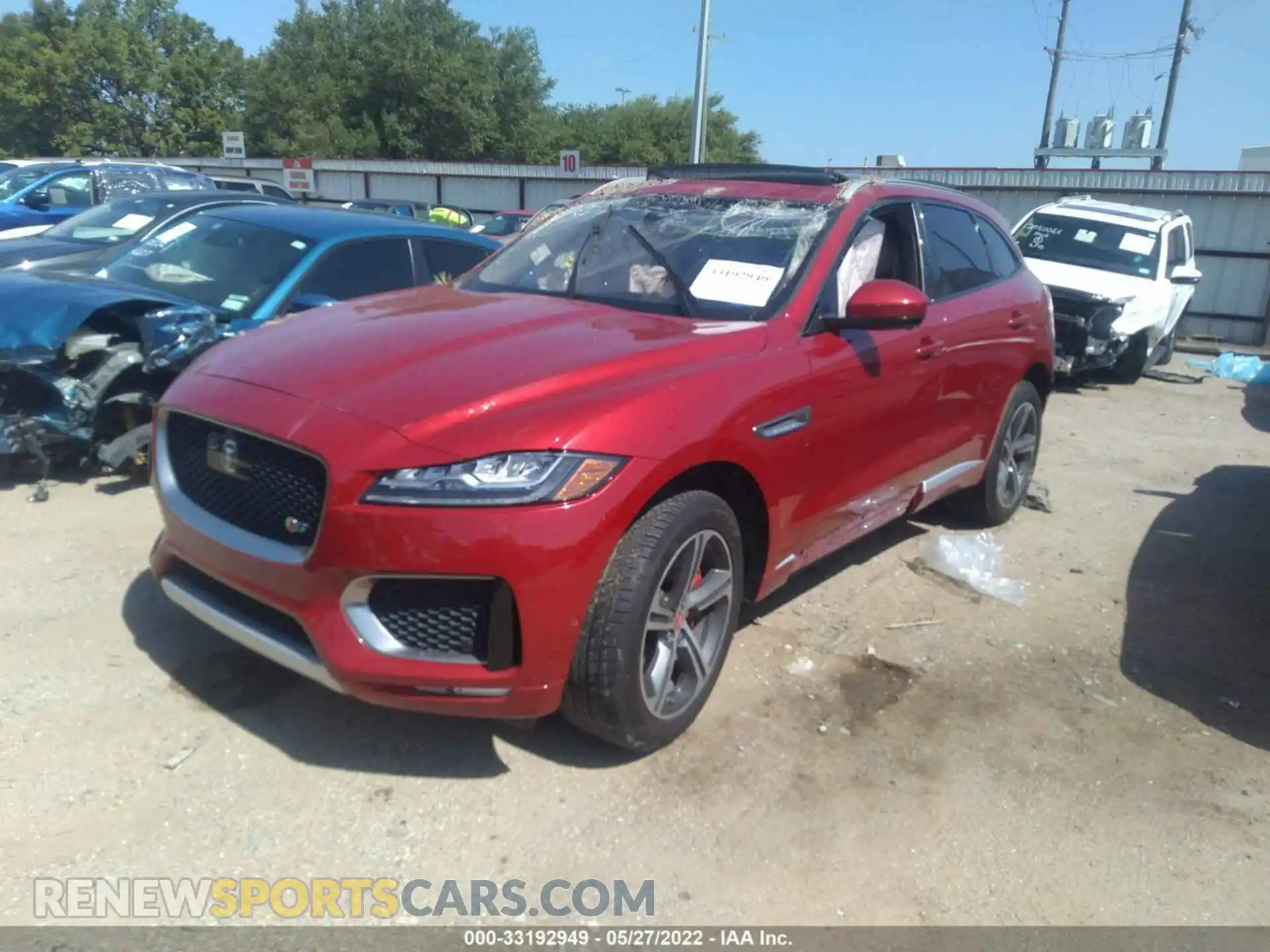 2 Photograph of a damaged car SADCM2FVXKA610019 JAGUAR F-PACE 2019