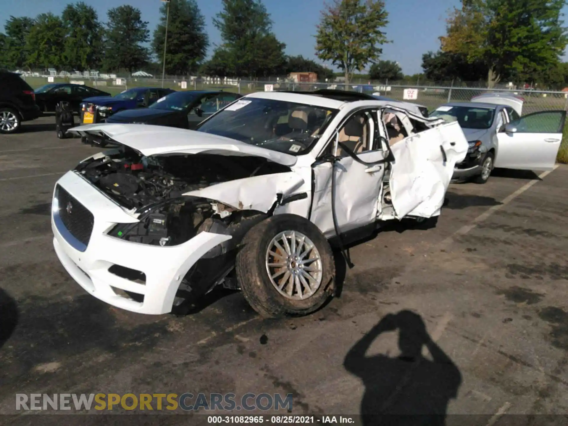 2 Photograph of a damaged car SADCS2FX0KA390493 JAGUAR F-PACE 2019