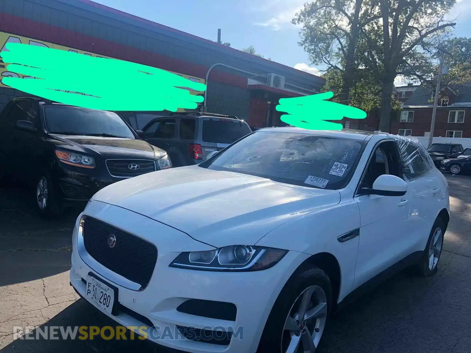 2 Photograph of a damaged car SADCS2FX2KA601886 JAGUAR F-PACE 2019