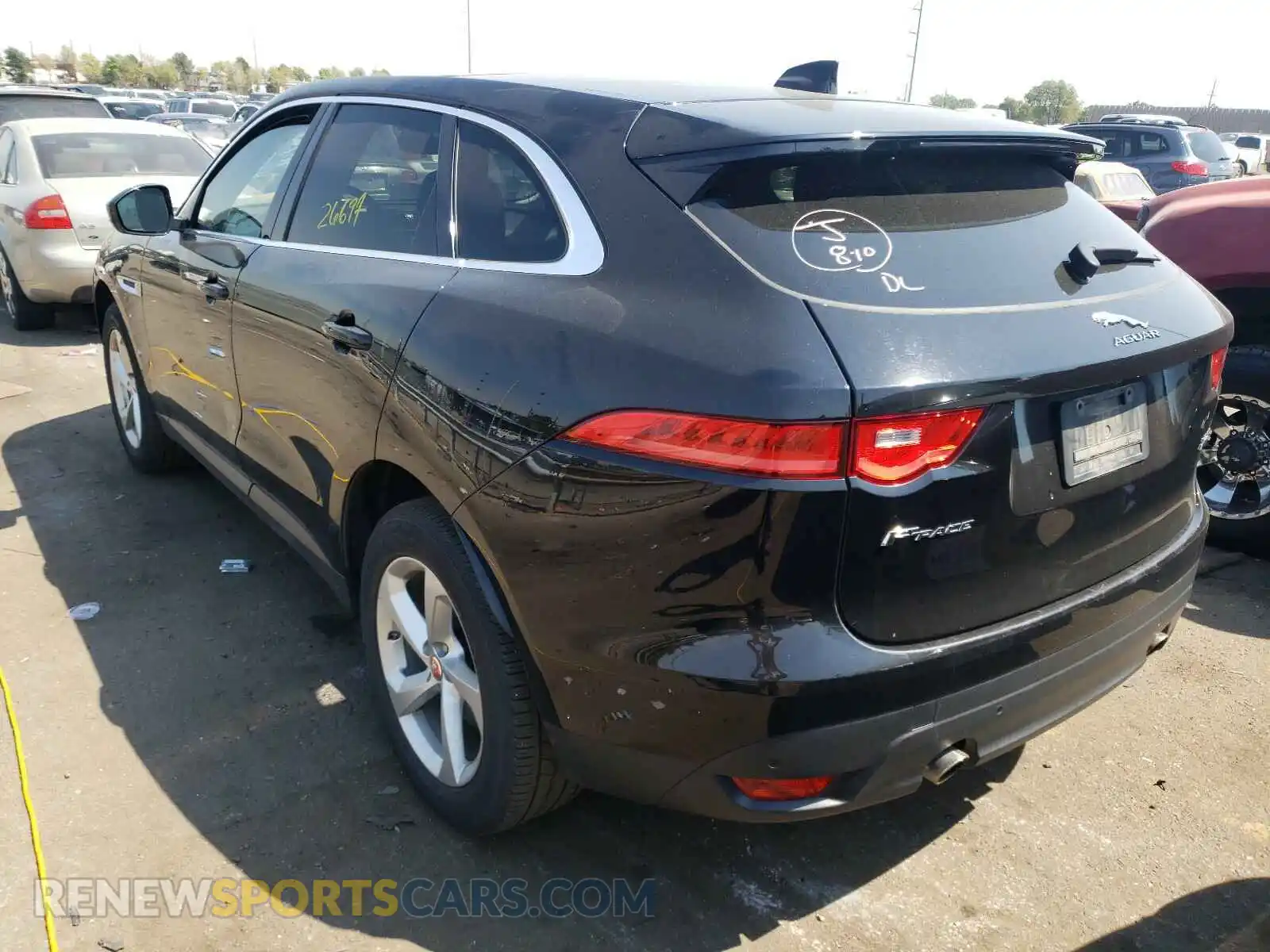 3 Photograph of a damaged car SADCS2FX6KA603124 JAGUAR F-PACE 2019
