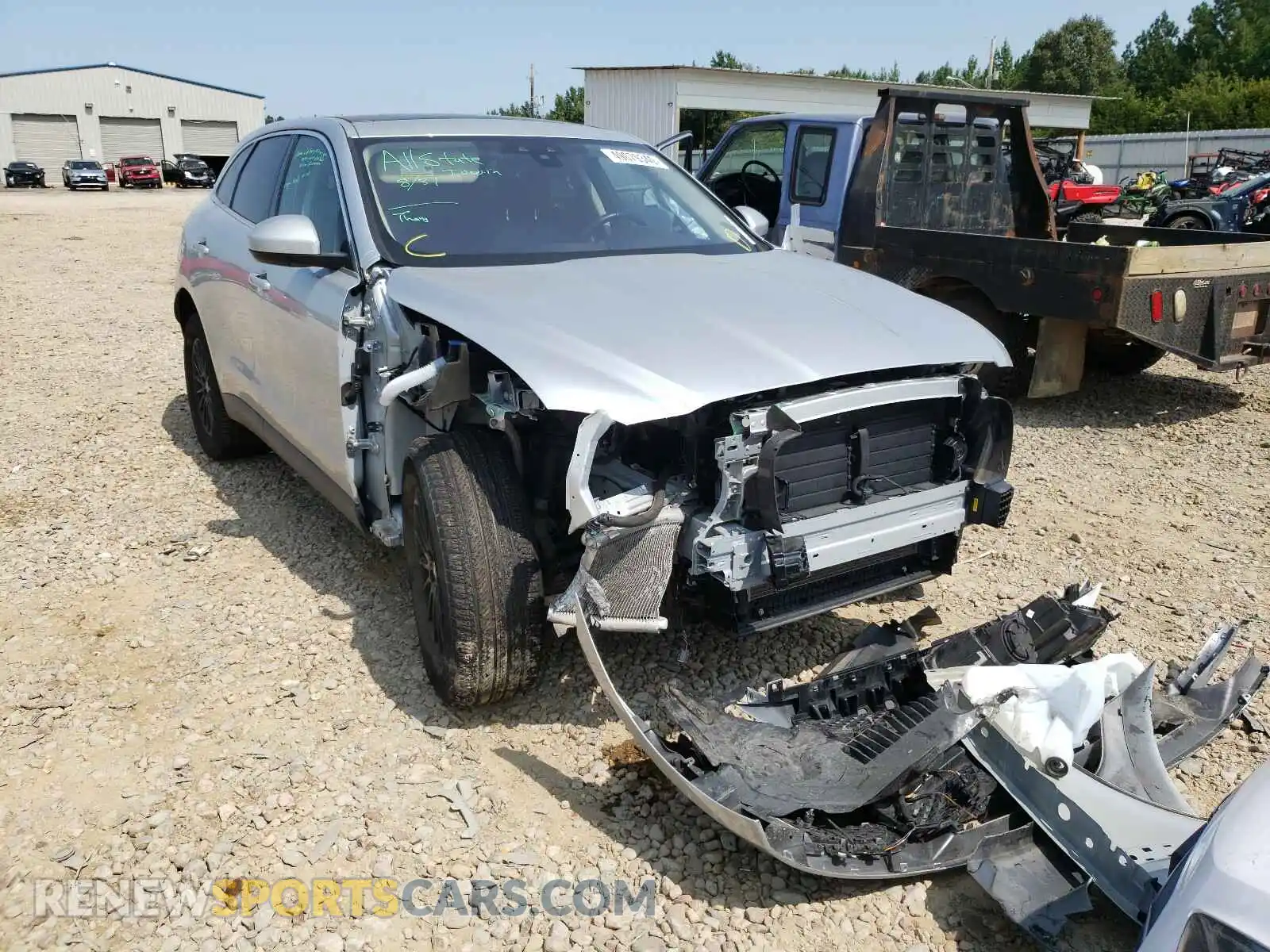 1 Photograph of a damaged car SADCS2FX9KA390122 JAGUAR F-PACE 2019