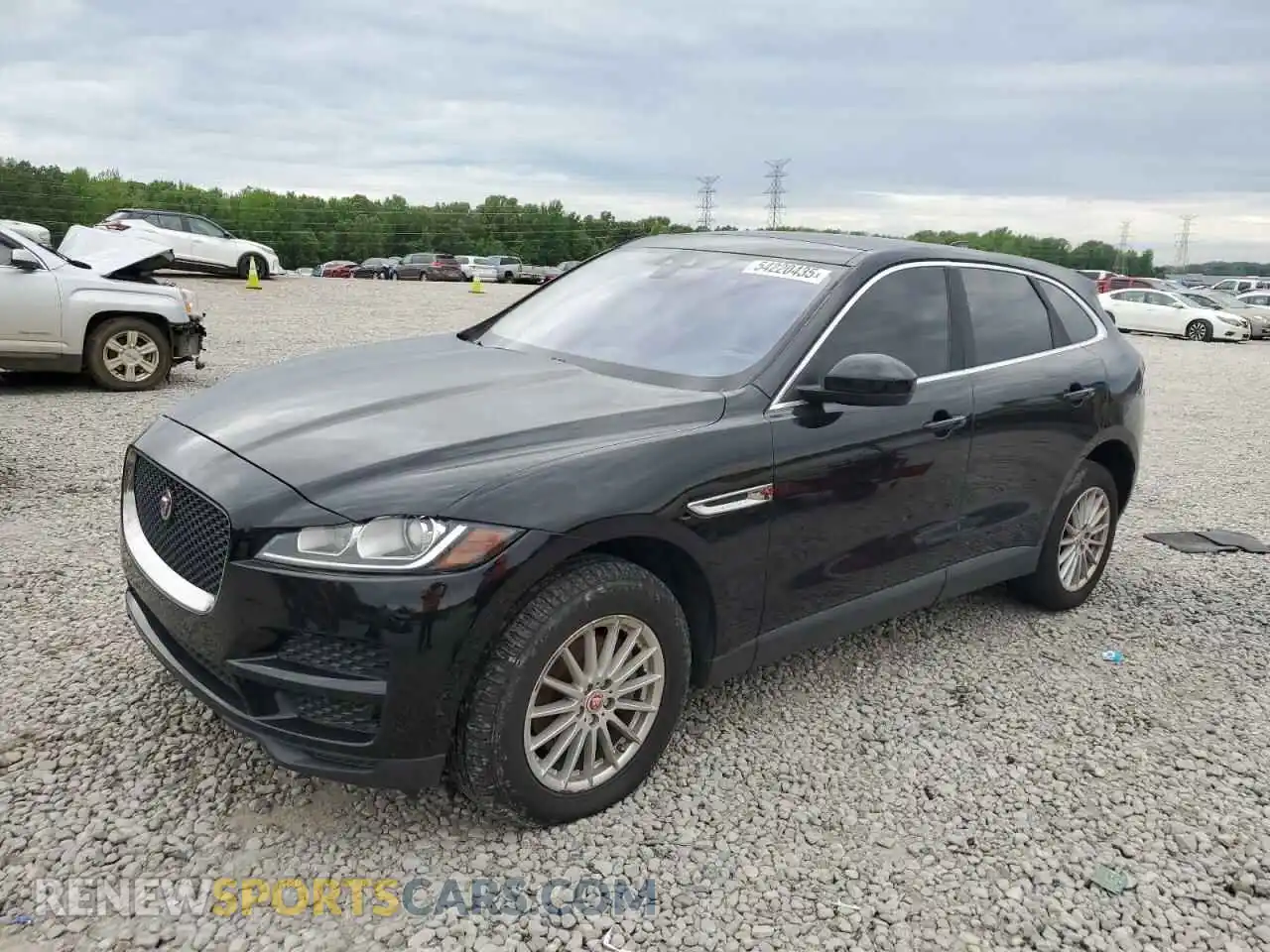 1 Photograph of a damaged car SADCS2FXXKA390615 JAGUAR F-PACE 2019