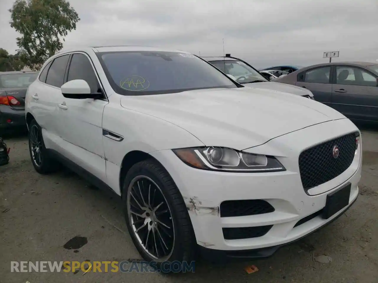 1 Photograph of a damaged car SADCS2FXXKA603420 JAGUAR F-PACE 2019