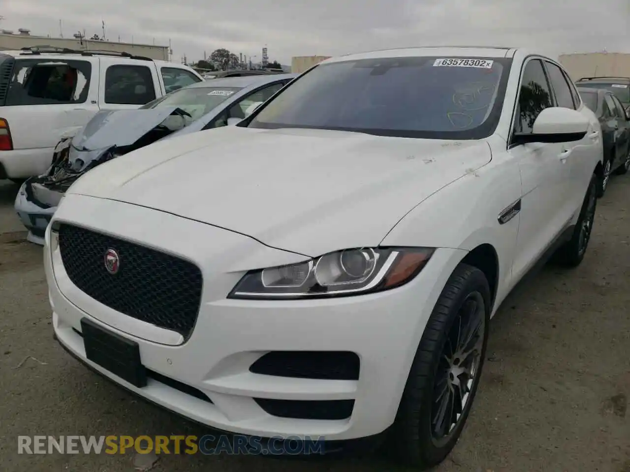 2 Photograph of a damaged car SADCS2FXXKA603420 JAGUAR F-PACE 2019