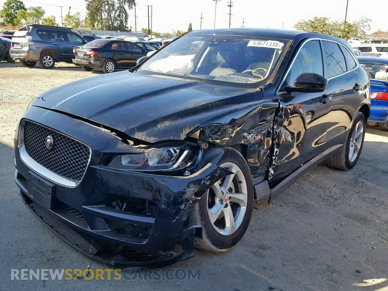 2 Photograph of a damaged car SADCS2FXXKA605667 JAGUAR F-PACE 2019