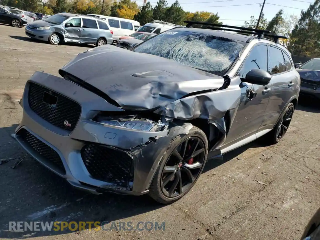 1 Photograph of a damaged car SADCZ2EE0KA607746 JAGUAR F-PACE 2019
