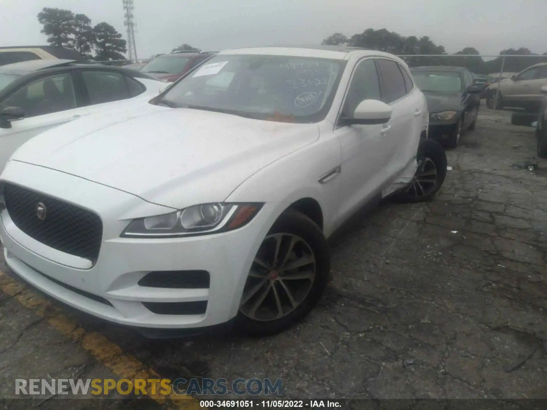 2 Photograph of a damaged car SADCJ2FX1LA647939 JAGUAR F-PACE 2020
