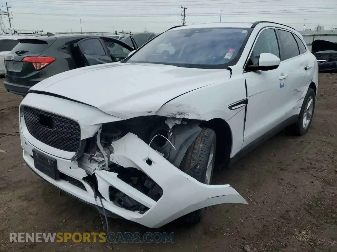 1 Photograph of a damaged car SADCJ2FX2LA629949 JAGUAR F-PACE 2020