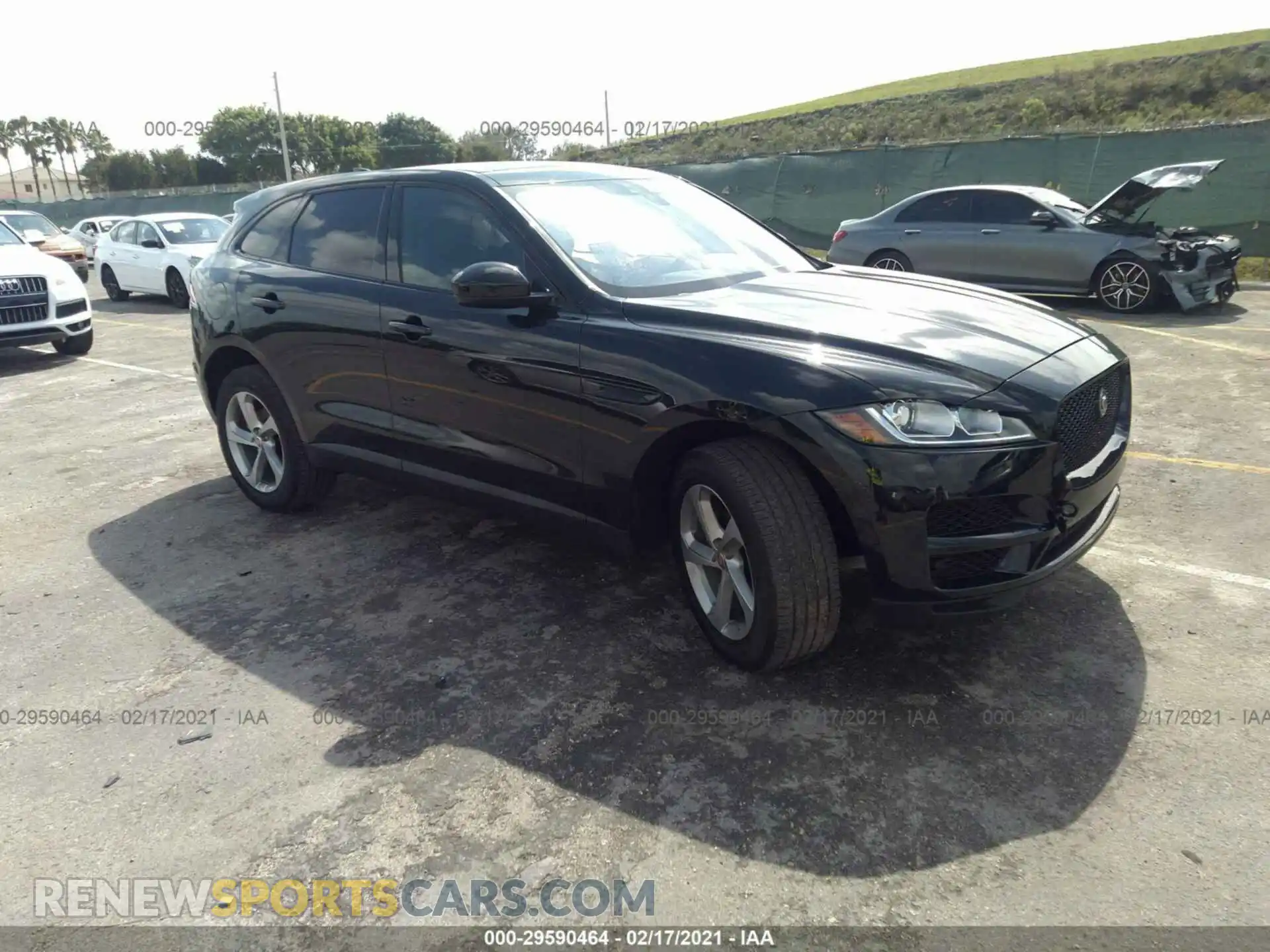 1 Photograph of a damaged car SADCJ2FX5LA645868 JAGUAR F-PACE 2020
