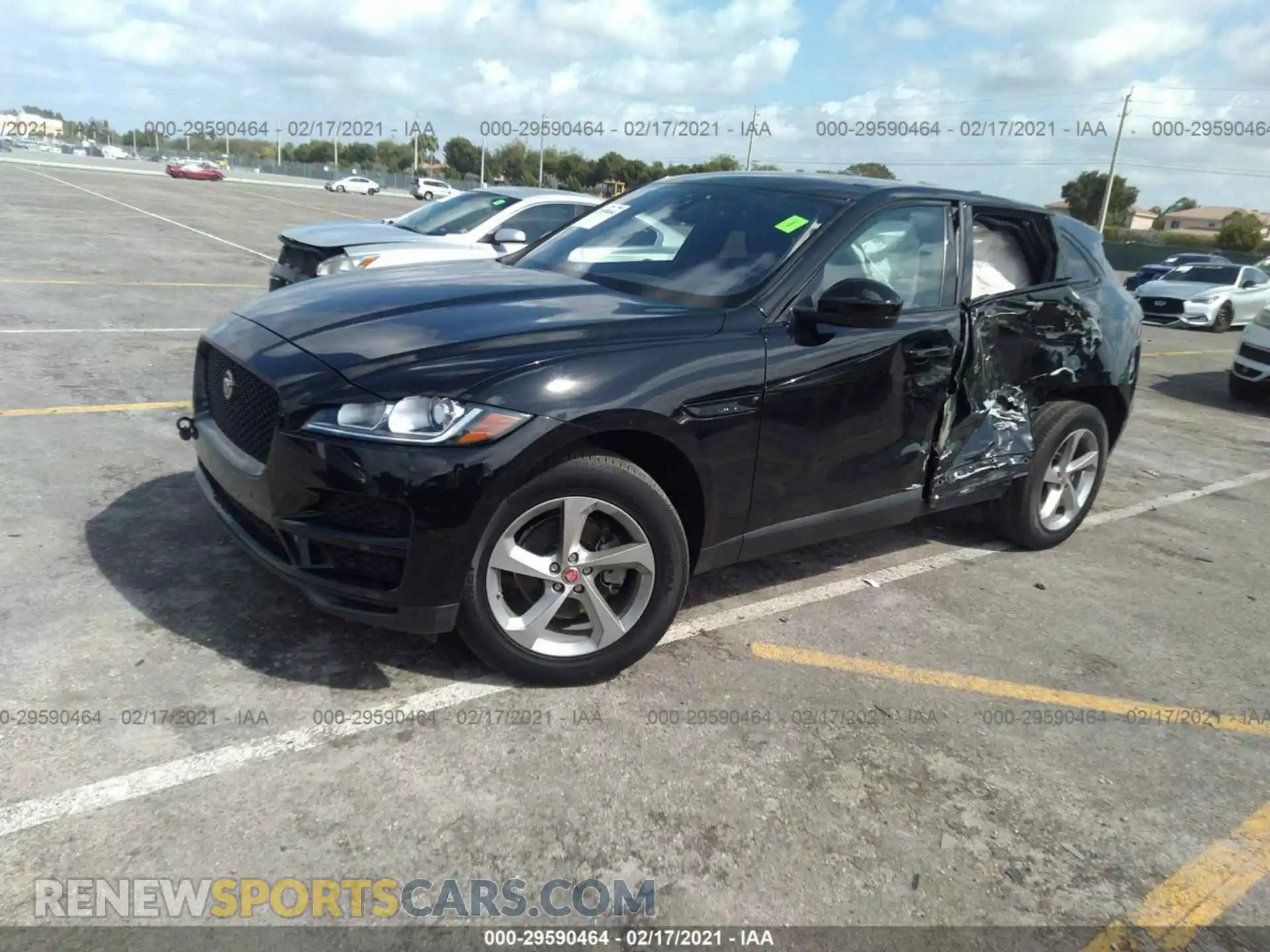 2 Photograph of a damaged car SADCJ2FX5LA645868 JAGUAR F-PACE 2020