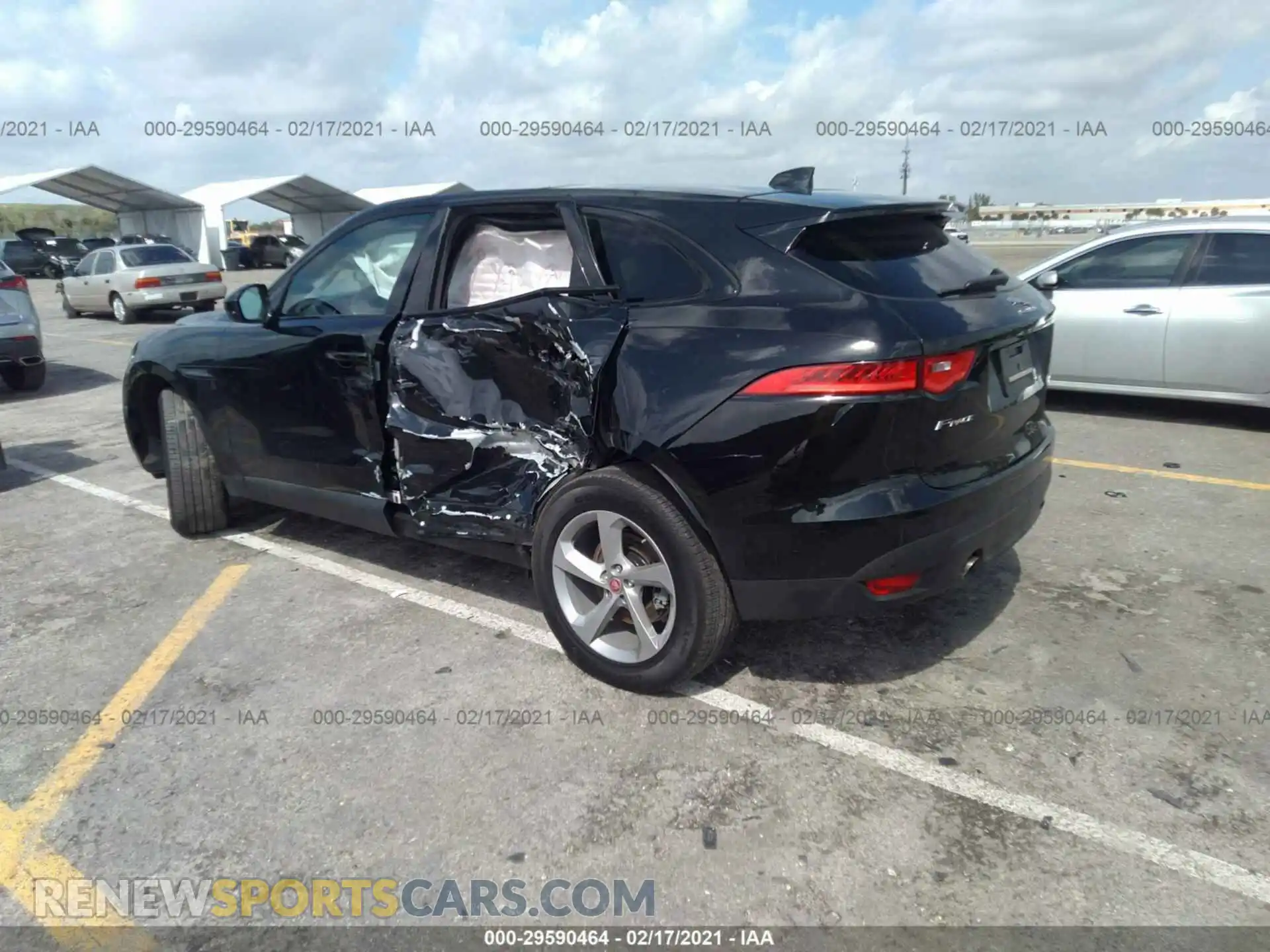 3 Photograph of a damaged car SADCJ2FX5LA645868 JAGUAR F-PACE 2020