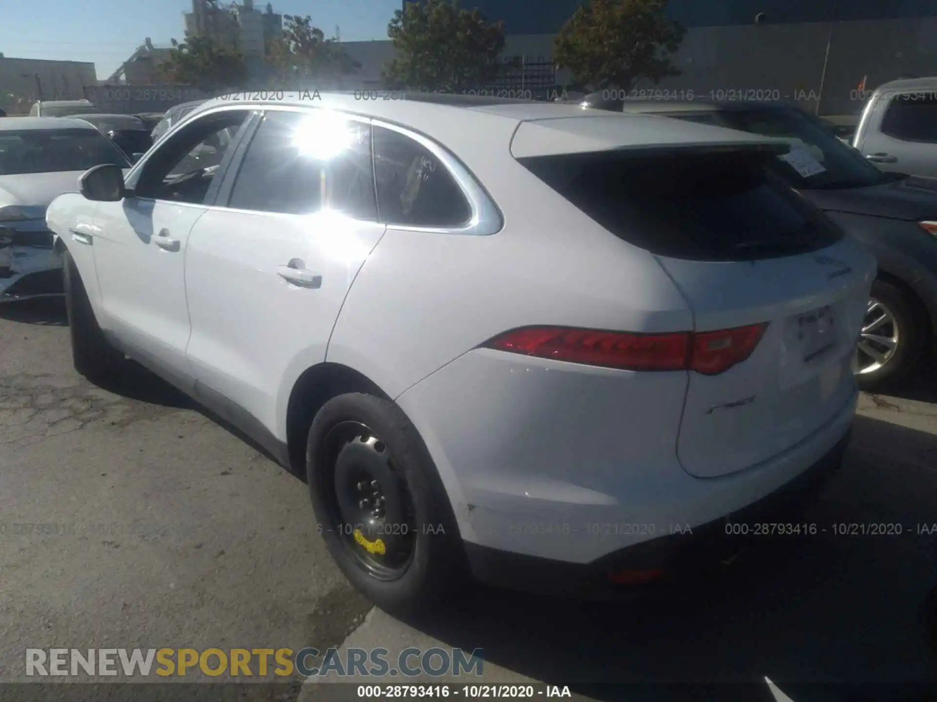 3 Photograph of a damaged car SADCJ2FX6LA644664 JAGUAR F-PACE 2020