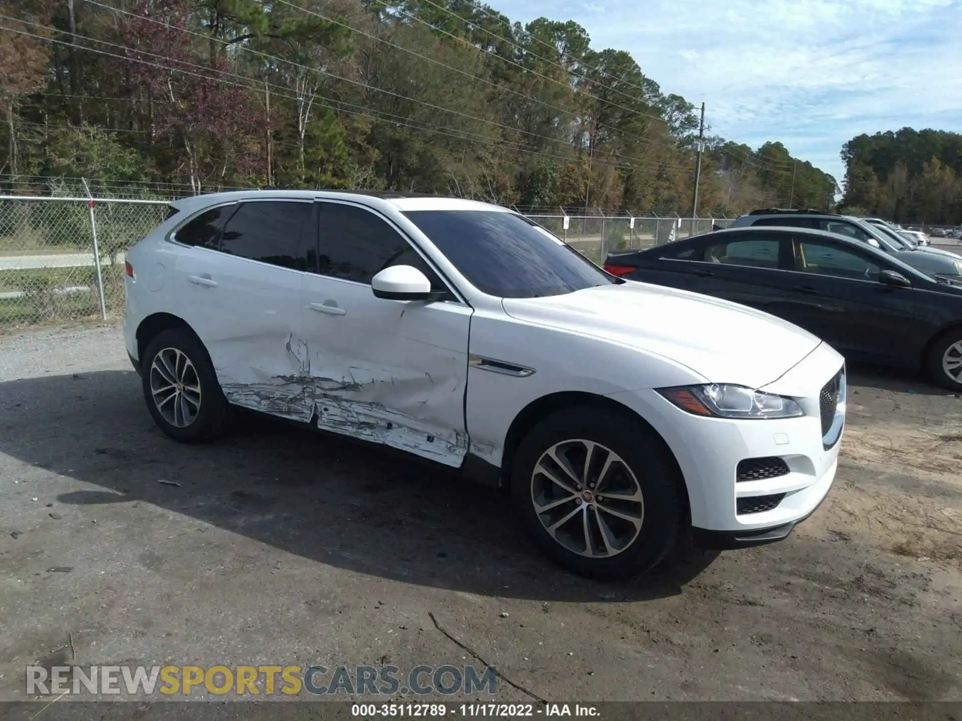1 Photograph of a damaged car SADCJ2FX9LA622013 JAGUAR F-PACE 2020