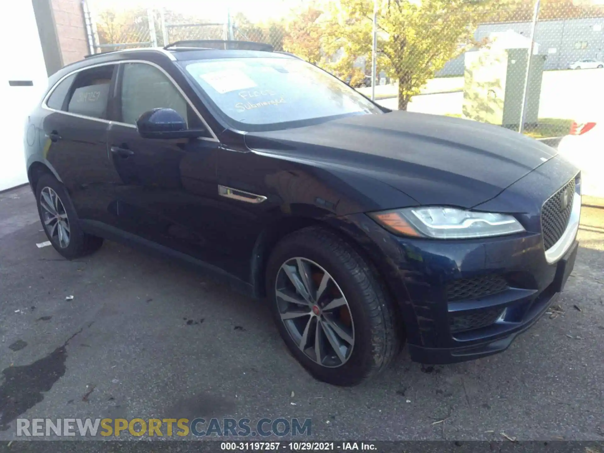 1 Photograph of a damaged car SADCK2FX7LA630141 JAGUAR F-PACE 2020