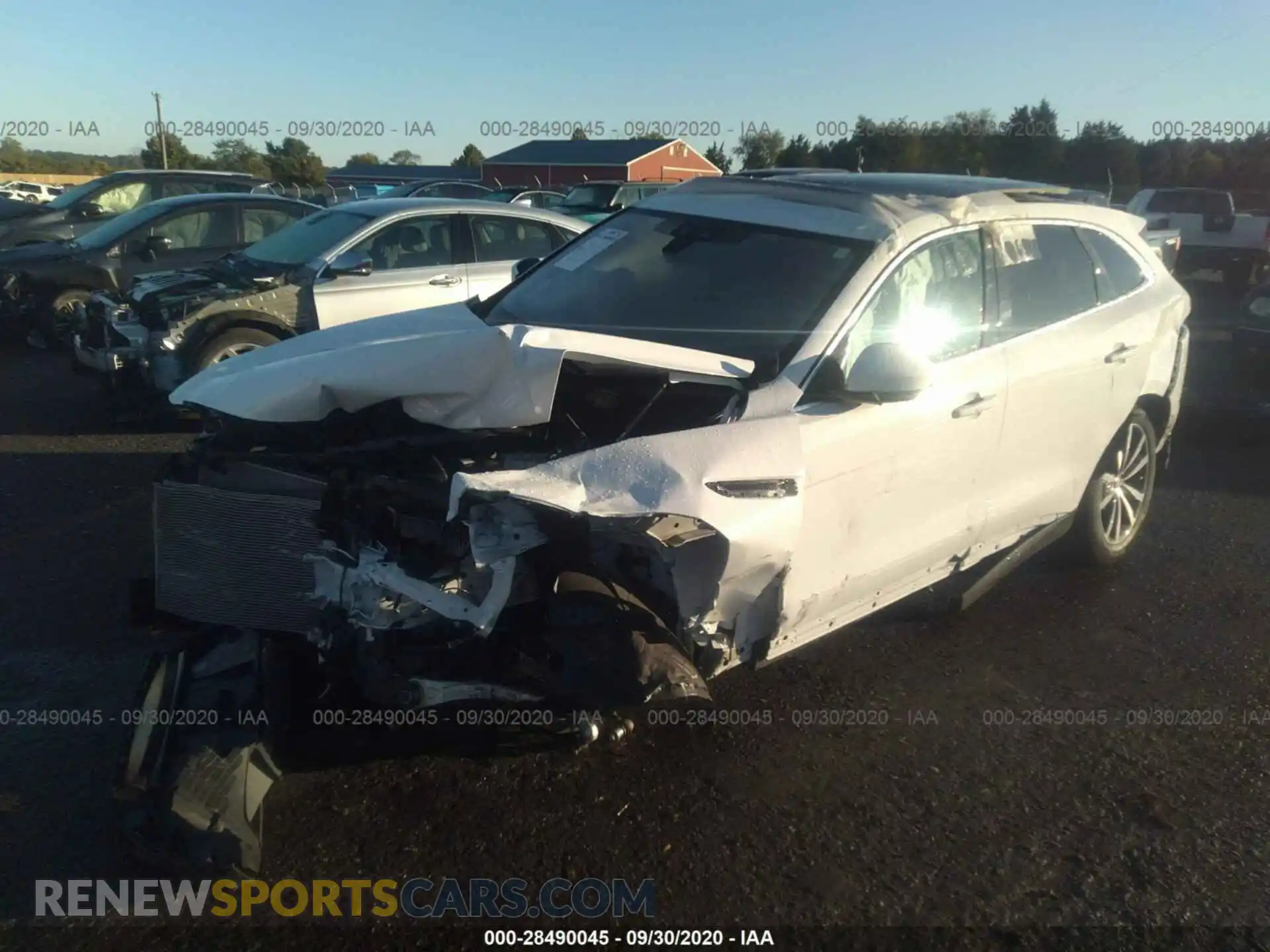 2 Photograph of a damaged car SADCK2FX8LA619049 JAGUAR F-PACE 2020