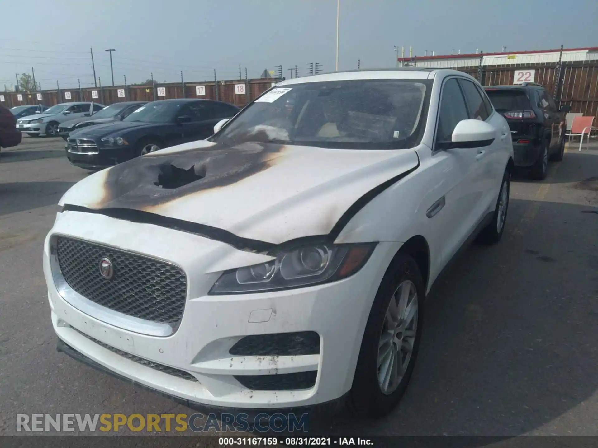 2 Photograph of a damaged car SADCK2GX7LA640926 JAGUAR F-PACE 2020