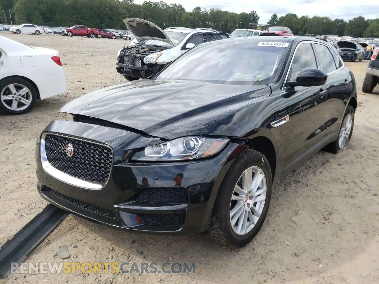 2 Photograph of a damaged car SADCK2GX9LA640488 JAGUAR F-PACE 2020