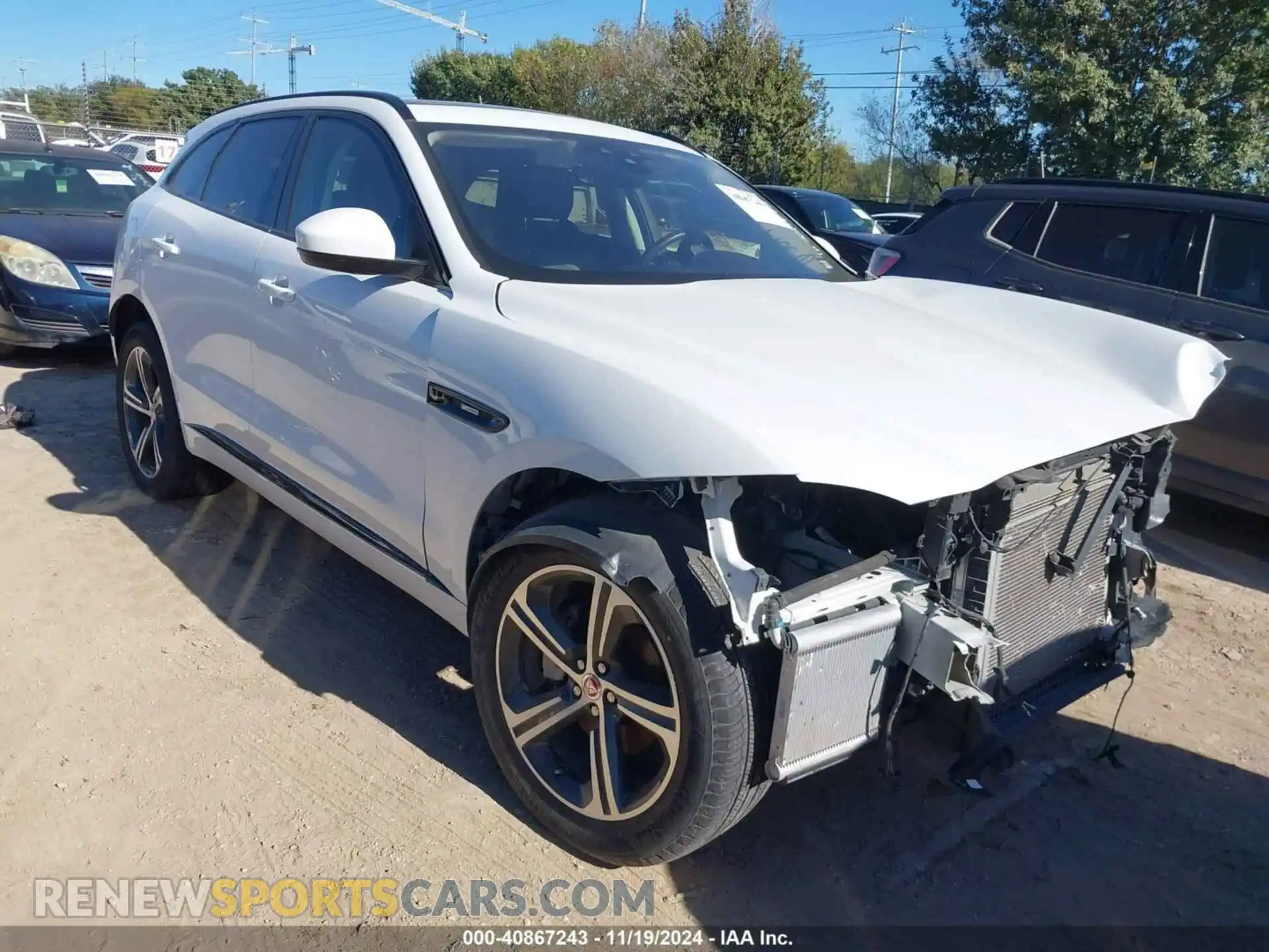 1 Photograph of a damaged car SADCL2FX0LA632472 JAGUAR F-PACE 2020